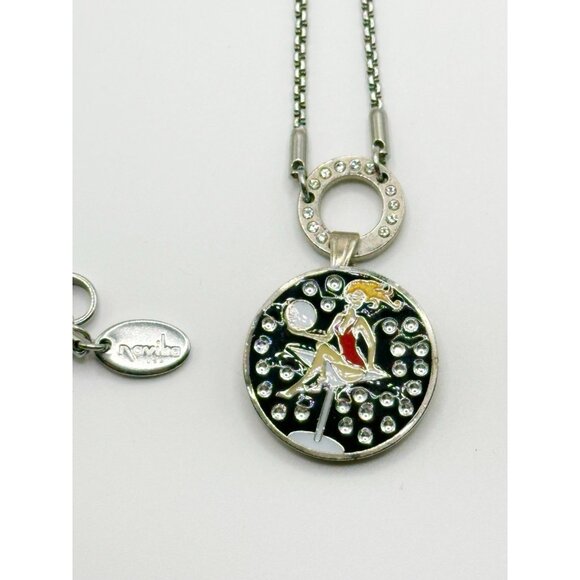 Navika Live Love Life Necklace with Golfaholic Magnetic Changeable Ball Marker - Picture 5 of 6